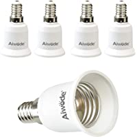 Aiwode E14 a E27 Socket Adapter Socket Convertidor- E14 Adaptador conversor para bombillas LED y bombillas Halógenas…